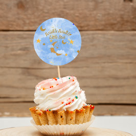 Adesivo Tópicos de Cupcake de Estrelas Brilhante