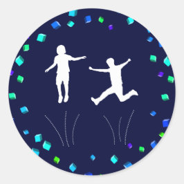 Adesivo Topo do Cupcake de Frente de Fragmentação ou Fora 