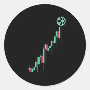 Adesivo Toque de Criptografia de Negociação de Moedas QN