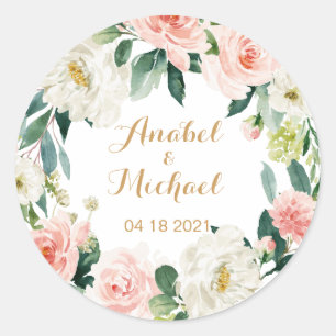 Adesivo Toque Floral Romântico Personalizado