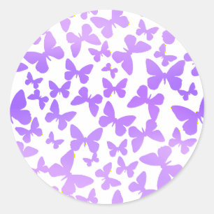 Adesivo Toques de borboleta (Lavanda)