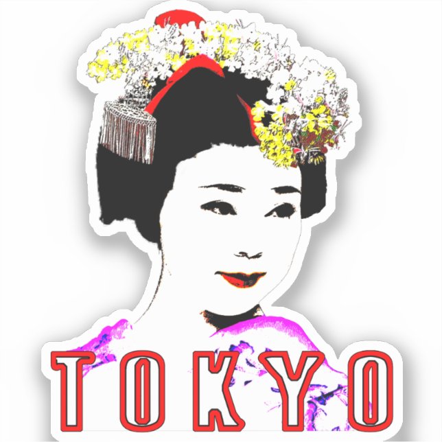 Adesivo Tóquio Japão (Frente)
