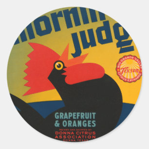 Adesivo Toranja e laranjas do juiz de Mornin