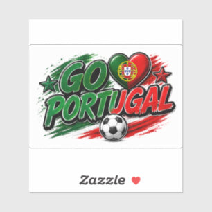 Adesivo TORCE PORTUGAL Fã Orgulho Português Pé