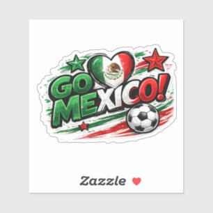 Adesivo TORCEDOR DE FUTEBOL DO MÉXICO   Orgulho Mexicano