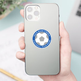 Adesivo Torcendor de Futebol com Nome do Time no Celular