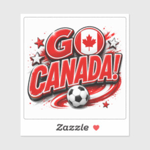 Adesivo TORCIDA DE FUTEBOL Patriótica do CANADÁ Canaden