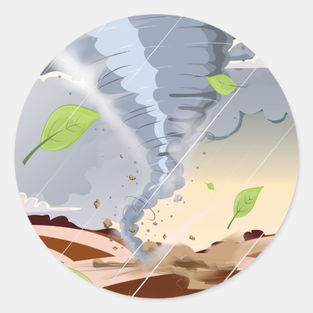 Adesivo Tornado Twister (Frente)