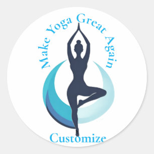 Adesivo Tornar Excelente Yoga Novamente Thunder_Cove