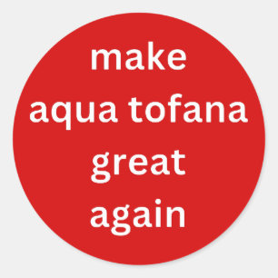 Adesivo tornar o excelente aqua tofana novamente branco