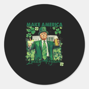 Adesivo Torne a América Sortuda Novamente Funny Trump St P