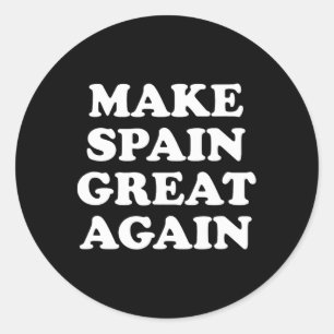 Adesivo Torne a Espanha Grande Novamente Paródia
