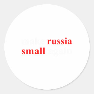 Adesivo Torne a Rússia pequena novamente 1