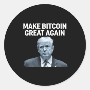 Adesivo Torne O Excelente Bitmoney Novamente Engraçado Tru
