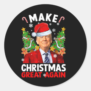 Adesivo Torne o Excelente de Natal Novamente Engraçado Don