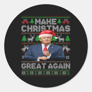 Adesivo Torne o Excelente de Natal novamente engraçado Tru