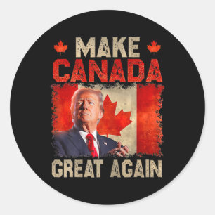 Adesivo Torne o Excelente do Canadá novamente engraçado Pr