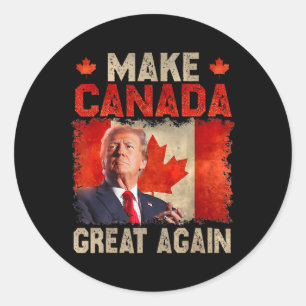 Adesivo Torne o Excelente do Canadá novamente engraçado Pr