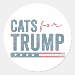 Adesivo Torne Os Gatos Seguros Mais Uma Vez A Votar A Elei