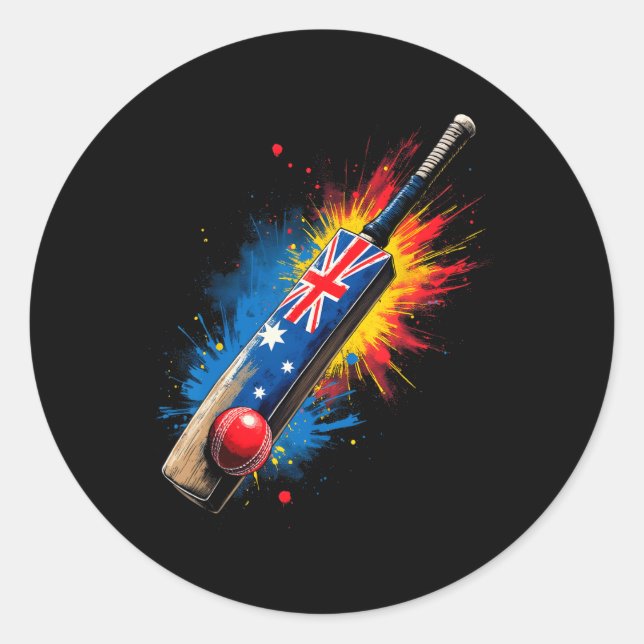 Adesivo Torneio de Críquete Australiano (Frente)
