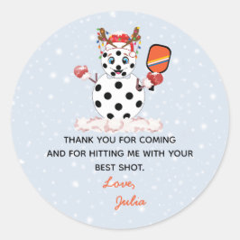 Adesivo Torneio de Pickleball em Casas de Natal