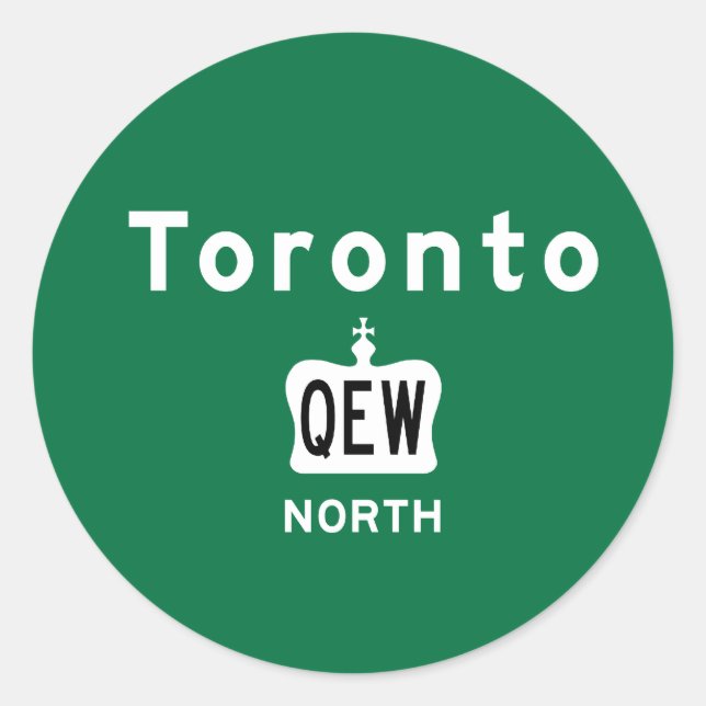 Adesivo Toronto QEW (Frente)