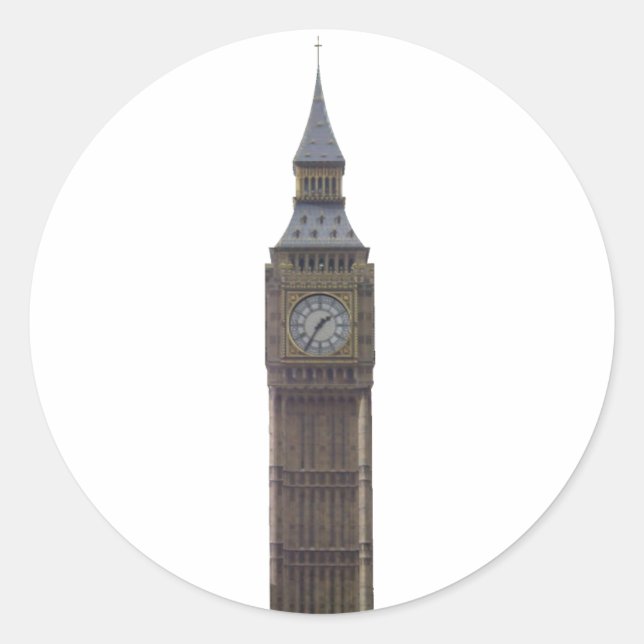 Adesivo Torre Big Ben Clock: (Frente)