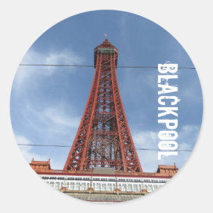 Adesivo Torre Blackpool E Céu Dia