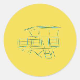 Adesivo Torre clássica do Lifeguard