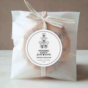 Adesivo Torre de Champanhe Nada de Extravagante, Apenas Am