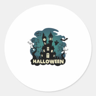 Adesivo Torre do Relógio da Casa Assombrada de Halloween M