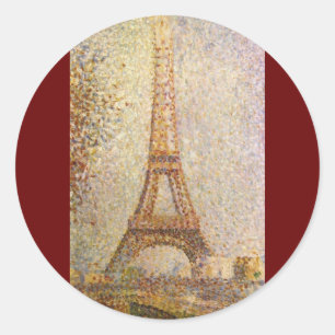 Adesivo Torre Eiffel de Georges Seurat, Vintage Fine Art