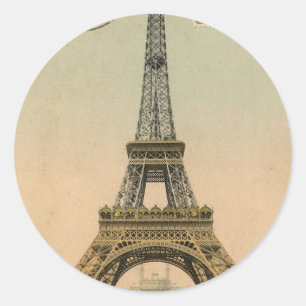 Adesivo Torre Eiffel do vintage