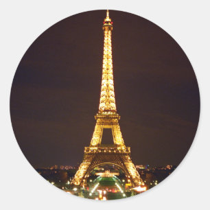 Adesivo Torre Eiffel na noite