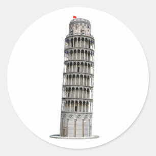 Adesivo Torre inclinada de Pisa: