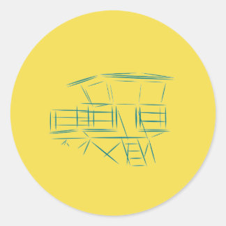 Adesivo Torre salva-vidas clássica