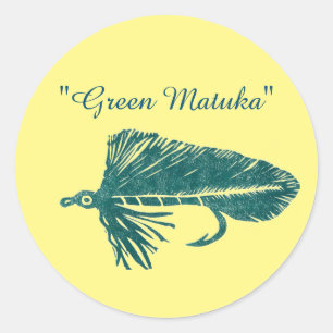 Adesivo Torre verde Matuka, pesca voadora arte de amarrar