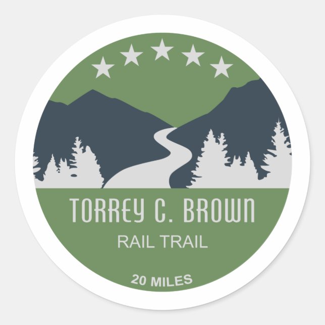 Adesivo Torrey C. Brown Rail Trail Maryland (Frente)
