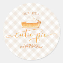 Torta de abóbora Cutie Pie Outono xadrez Primeiro