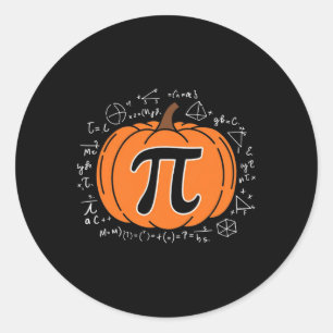 Adesivo Torta De Abóbora Pi Matemática Professora Engraçad