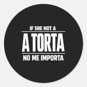 Adesivo Torta engraçada meme se não é uma torta não me imp