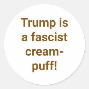 Adesivo Torta Fascista Trump Hankamer Artjunkhaus Yum