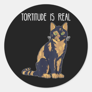 Adesivo Tortitude É Verdadeiro Tortoise Shell Tortie Cat