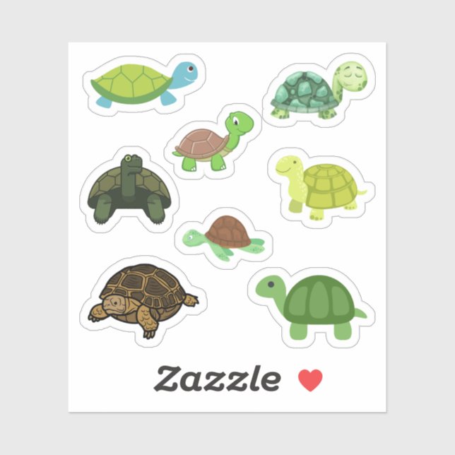 Adesivo Tortoise Stickers (Folha)