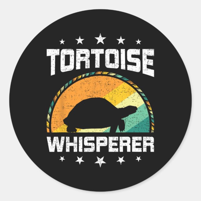 Adesivo Tortoise Whisperer Pesca Tanque Aquário (Frente)