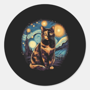 Adesivo TortoisesInferno Tortie Starry Night Art