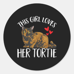 Adesivo Tortoisinferno Gato Que Esta Garota Ama A Torta