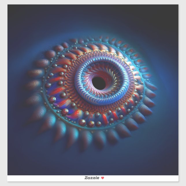 Adesivo Torus Wormhole (Folha)