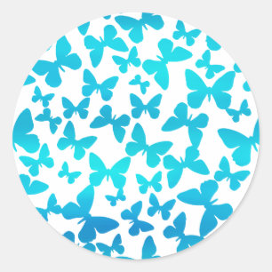 Adesivo Tosta de borboleta (Teal)
