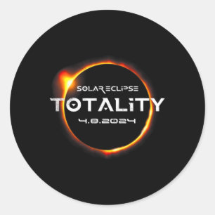 Adesivo Total 4.08.2024 Eclipse Solar Total 2024